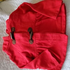 Little red riding hood sweat shirt coat